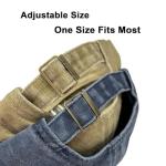 Vintage Washed Distressed Cotton Dad Hat in Black