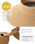 Wide Brim Straw Sun Hat for Women