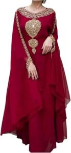 Elegant Evening Kaftan Maxi Dress for Events