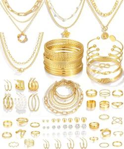 Stunning Gold Jewelry Set for Women