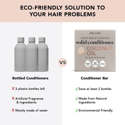 Coconut & Shea Moisturizing Conditioner Bar - Eco-Friendly