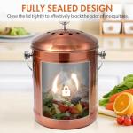 Kitchen Countertop Compost Bin with Charcoal Filters