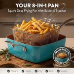 Turquoise 20-Piece Nonstick Cookware and Bakeware Set