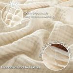 Cotton Muslin Throw Blanket - Cloud Soft Beige