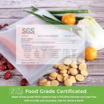 SPLF 6 Pack Leakproof Reusable Freezer Bags