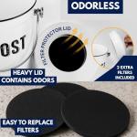 Granrosi Odorless Indoor Compost Bin – 1.3 Gal