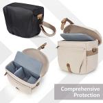 Compact Shoulder Camera Bag with Rain Cover