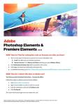 Adobe Photoshop & Premiere Elements 2025 for Students