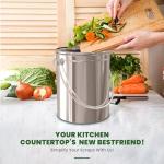 Utopia Kitchen Compost Bin - Various Sizes & Colors