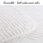 Lightweight All-Season Solid White Quilt Set