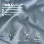 Dusty Blue 7-Piece Queen Comforter Bedding Set
