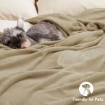 Ultra Soft Fleece Queen Blanket in Khaki