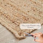 Handwoven Jute Reversible Vintage Area Rug
