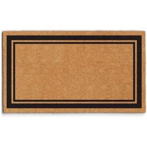 Natural Coconut Fiber Doormat with Non-Slip Backing
