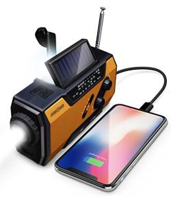 FosPower Emergency Weather Radio & Power Bank