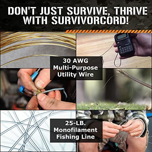 Military-Grade Olive-Drab 620 LB SurvivorCord