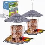 Outdoor Bird Feeders - 2 Pack Hanging Set