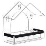 Clear Window Bird Feeder with Strong Suction Cups