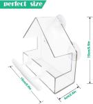 Window Bird Feeder Set with Strong Suction Cups