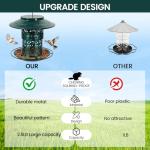 Hanging Metal Bird Feeder for Small Birds