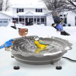 Heated Bird Bath for Winter Outdoor Use