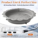 Heated Bird Bath for Winter Outdoor Use