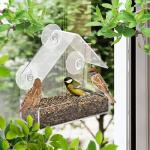 Ram Window Bird Feeder with Suction Cups