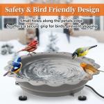 Heated Bird Bath for Winter Outdoor Use