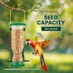 3-Pack Metal Bird Feeders for Small Birds
