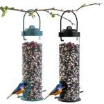 Hanging Seed Feeders for Small Birds - 2 Pack