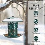 Hanging Metal Bird Feeder for Small Birds