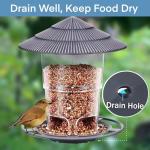 Outdoor Bird Feeders - 2 Pack Hanging Set