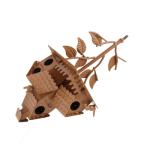 Metal Birdhouse Stake for Hummingbirds and Garden Decor