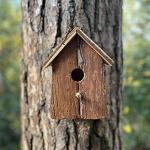 Wooden Birdhouse Nest Box Set for Garden