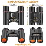 Compact 30x60 Binoculars for Bird Watching and Travel