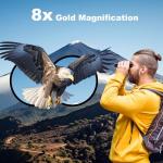 Compact 8x21 Binoculars for Bird Watching
