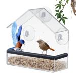Shudyear Acrylic Window Bird Feeder with Suction Cups