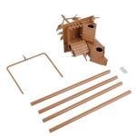 Metal Birdhouse Stake for Hummingbirds and Garden Decor