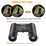Compact 30x60 Binoculars for Bird Watching and Travel
