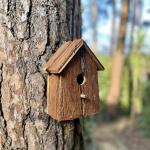 Wooden Birdhouse Nest Box Set for Garden
