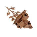 Metal Birdhouse Stake for Hummingbirds and Garden Decor