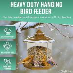 GloBrite Hexagon Bird Feeder for Gardens