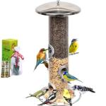 Heavy-Duty Stainless Steel Bird Feeder for Small Birds