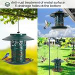 Hanging Metal Bird Feeder for Small Birds
