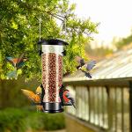 Hanging Bird Feeder Set with Hooks and Chains