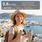 Compact 10x25 Binoculars for Bird Watching and Sport