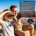 Compact 10x25 Binoculars for Bird Watching and Sport