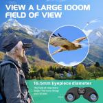 Lightweight Waterproof 12x25 Binoculars for Bird Watching