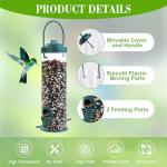 Hanging Seed Feeders for Small Birds - 2 Pack