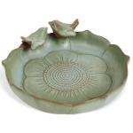 Ceramic Bird Bath for Wild Birds Outdoors